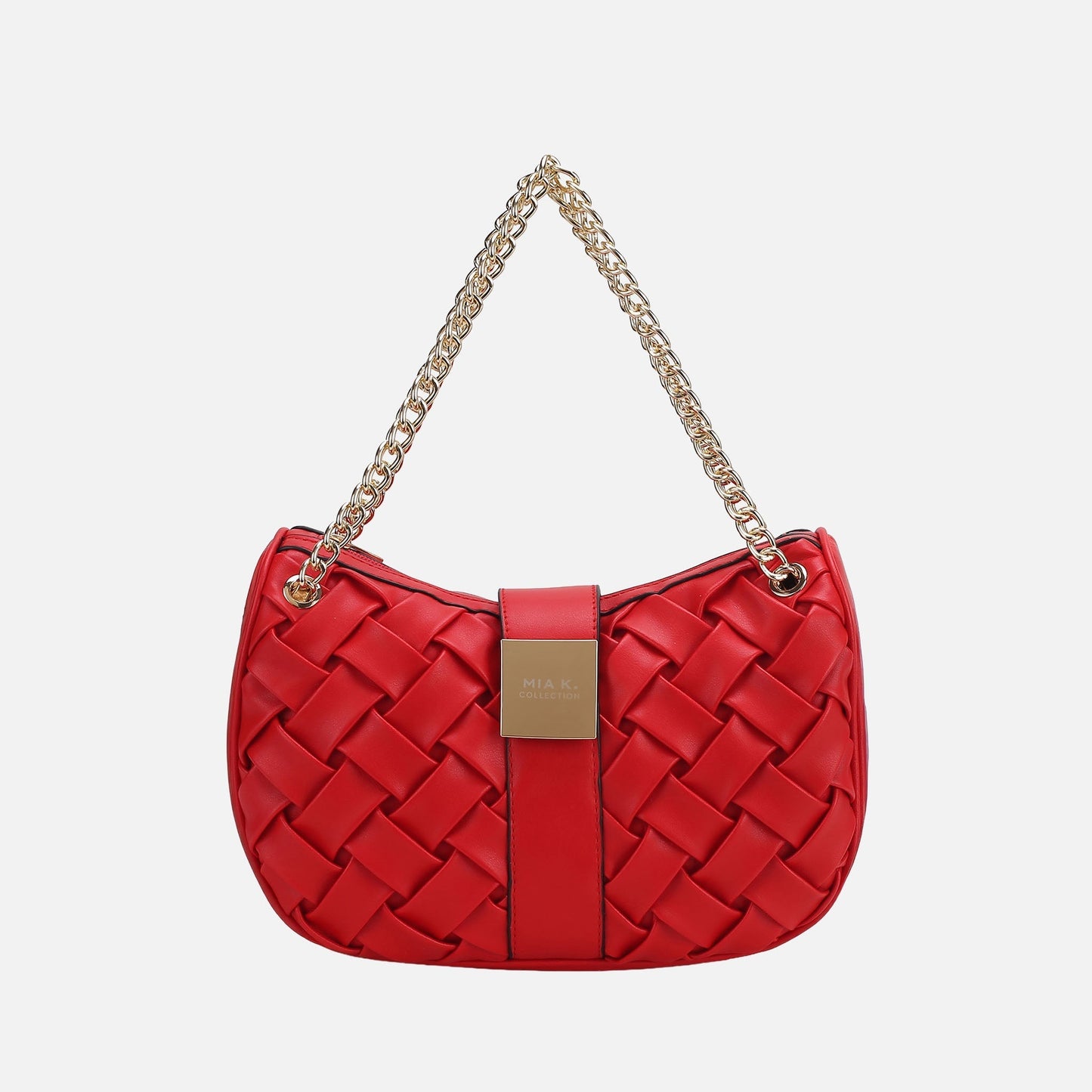 MKF Collection by Mia K. - Solari Braided Chain Shoulder Bag