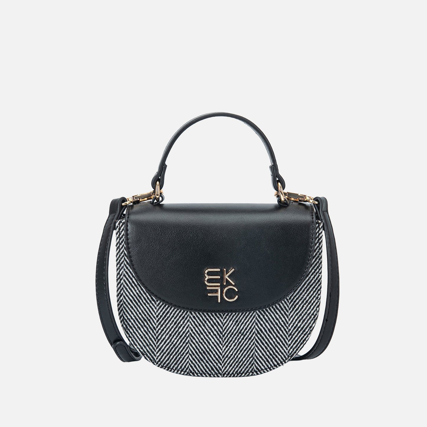 MKF Collection by Mia K. - Heloise Herringbone Crossbody Bag