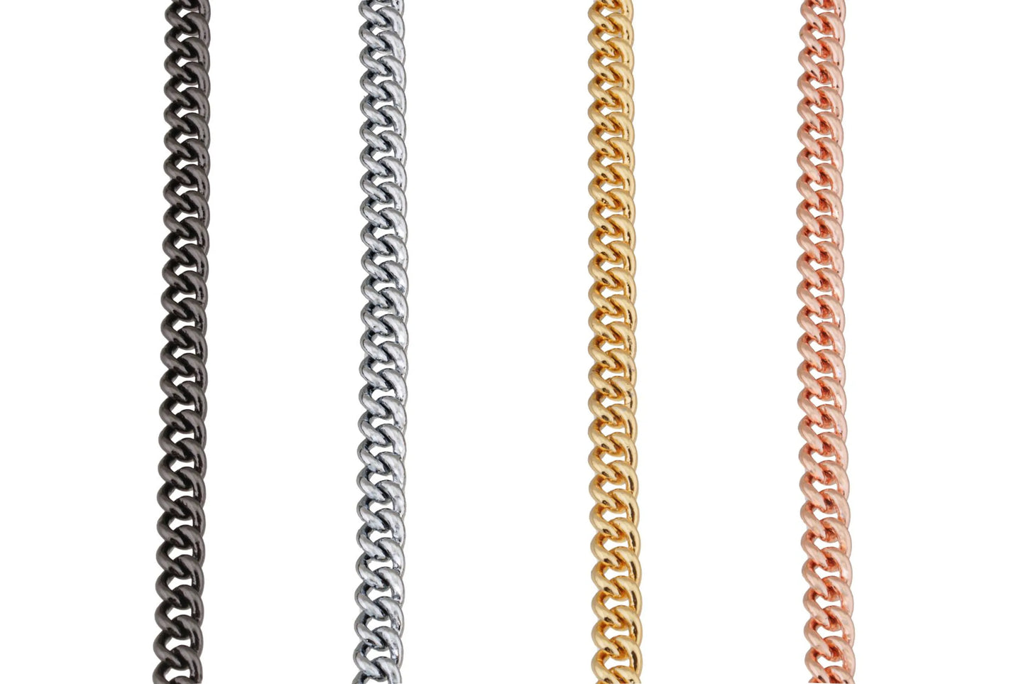 Slip Curve Show Chain Collar (10 in x 1.4 mm)