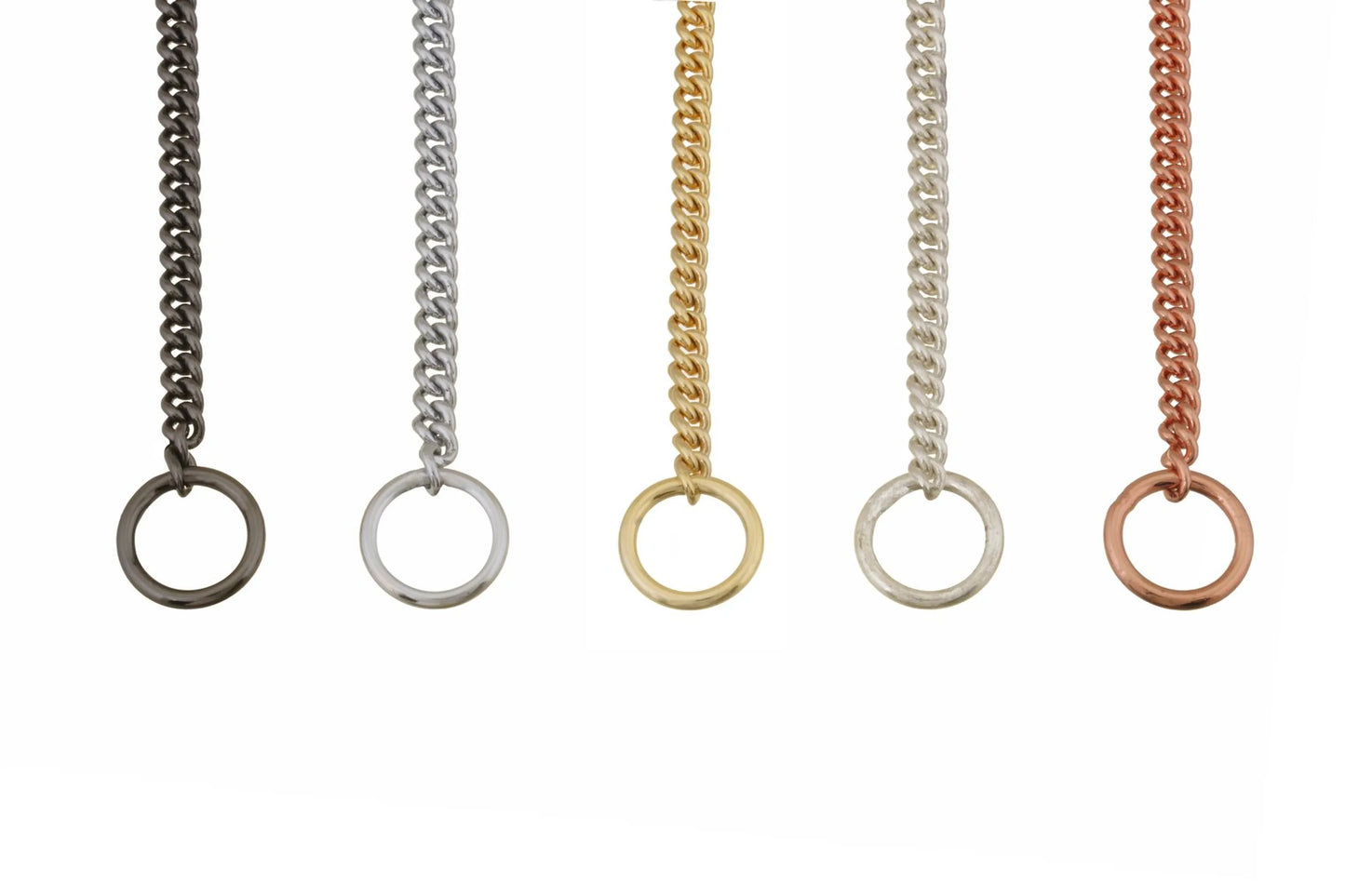 Slip Curve Show Chain Collar (10 in x 1.4 mm)