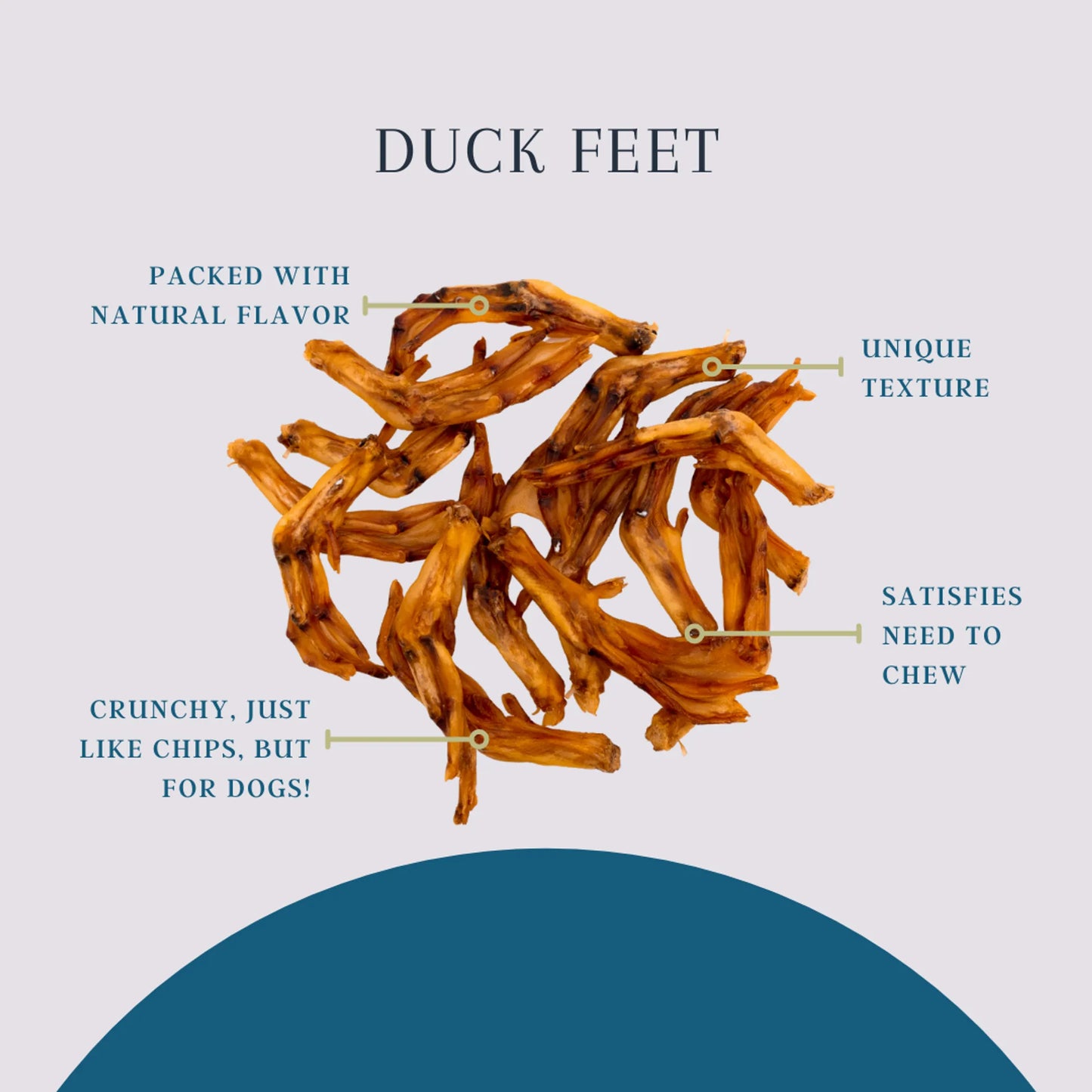 Platinum Pet Treats - Duck Feet (Pack of 30)