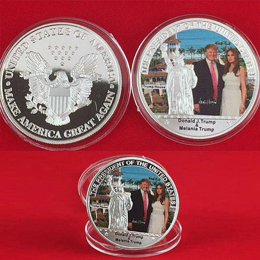 The First Couple Commemorative Coin With Donald And Melania Trump