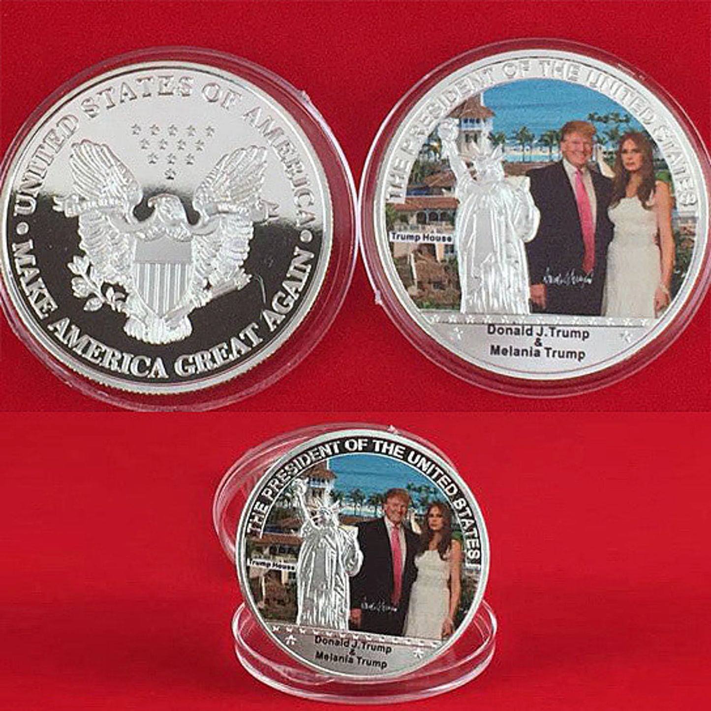 The First Couple Commemorative Coin With Donald And Melania Trump