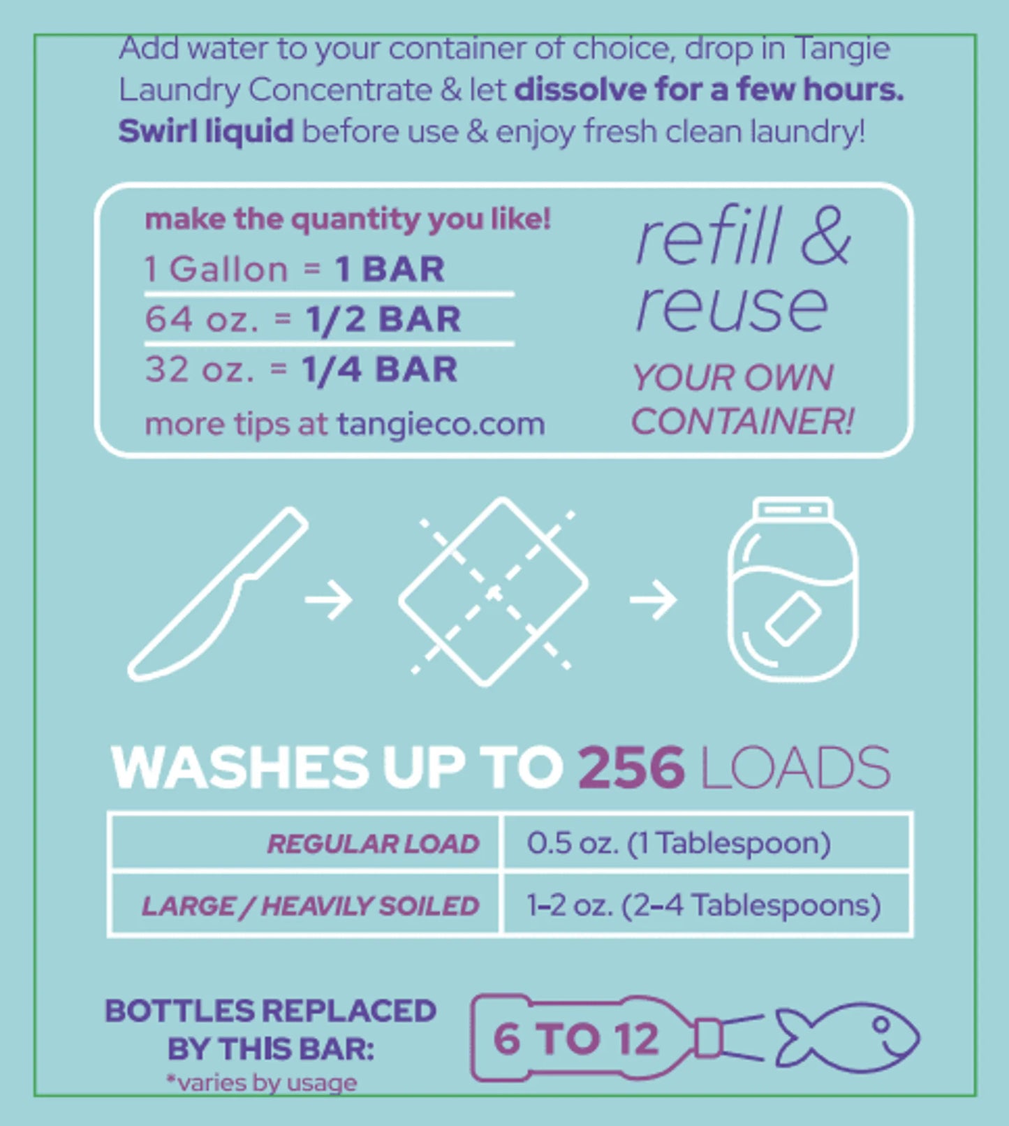 Zero Waste Laundry Concentrate by Tangie