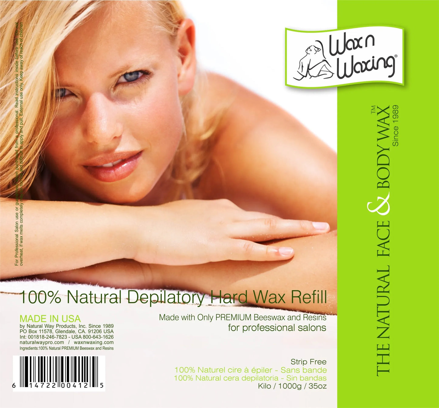 Wax n Waxing Depilatory Hard Wax - Refill