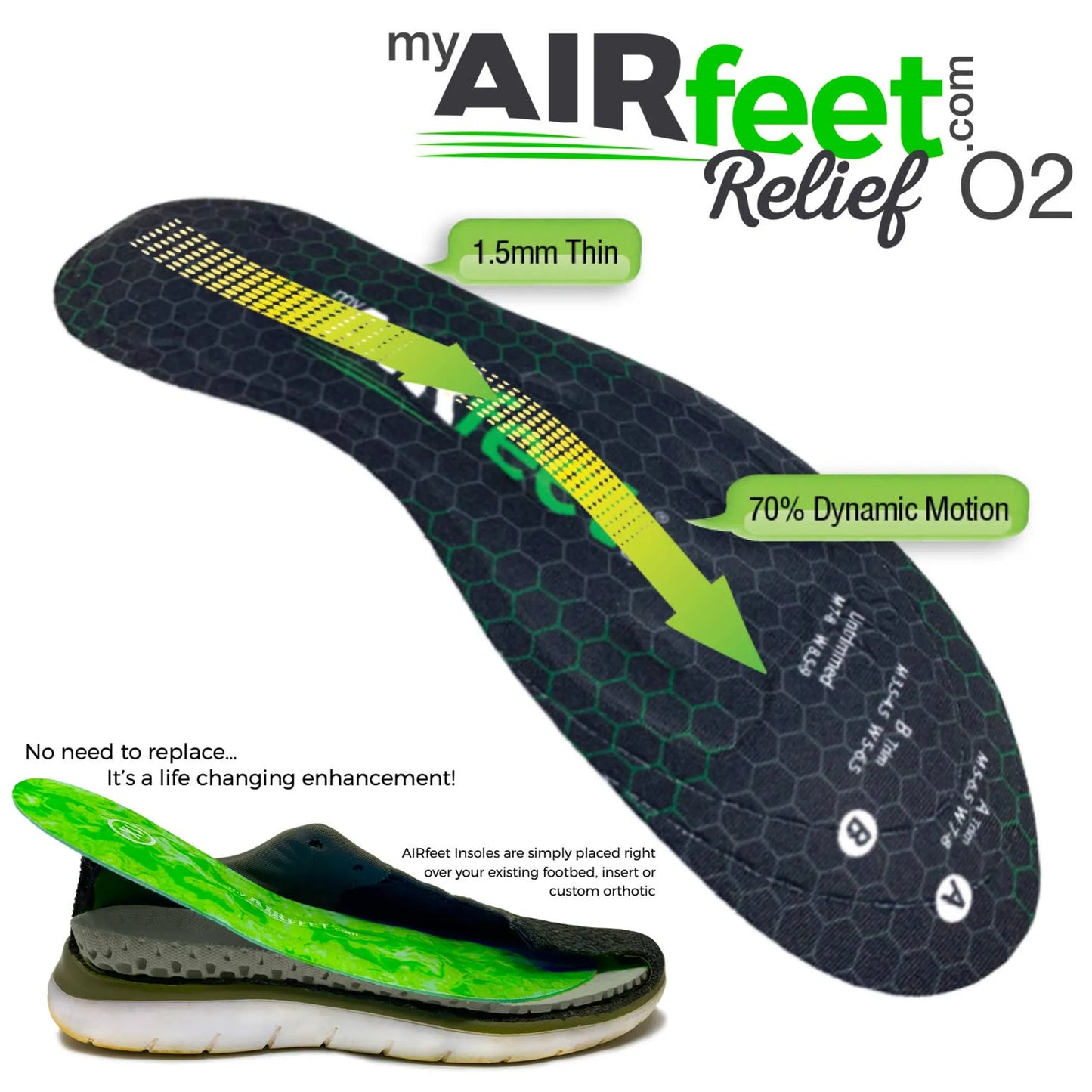 AIRfeet RELIEF O2 Insoles