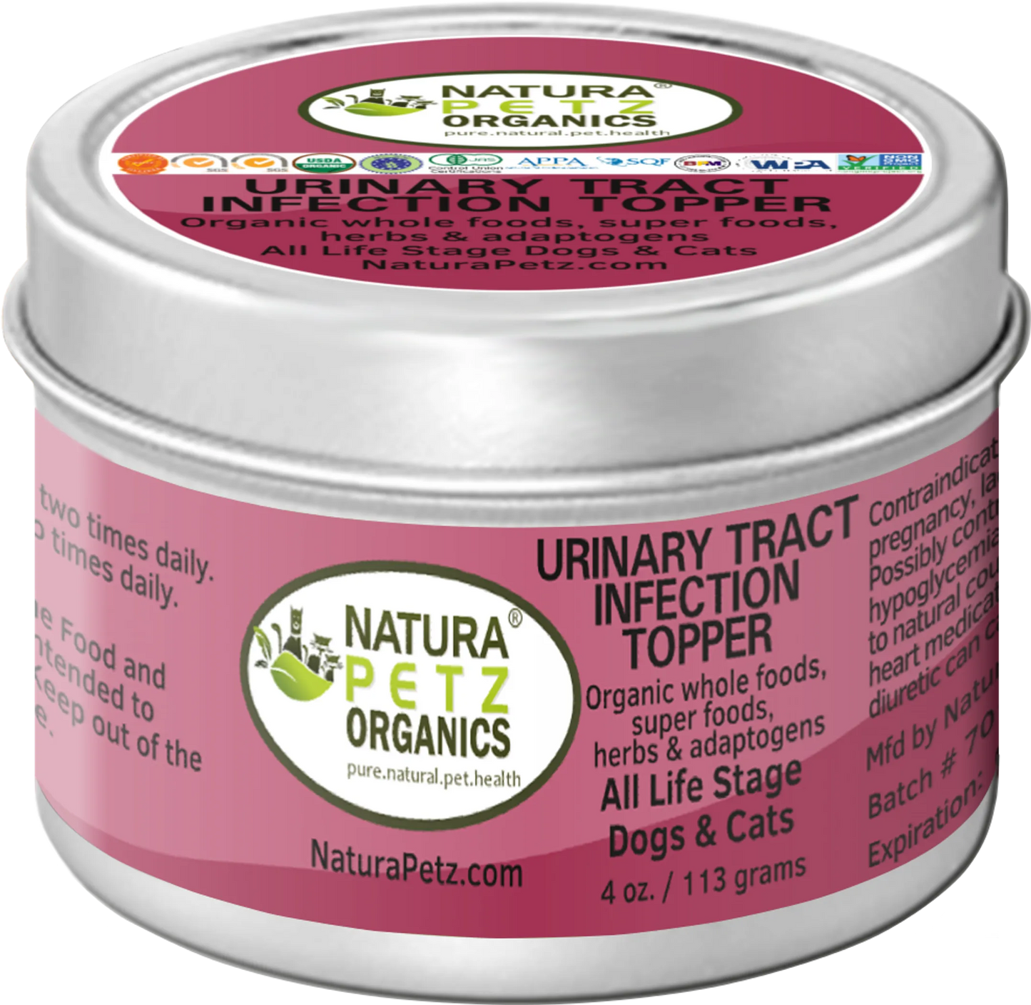 Urinary Tract Infection Meal Topper For Dogs And Cats* Flavored Urinary Tract Infection & Inflammation Topper For Dogs & Cats*