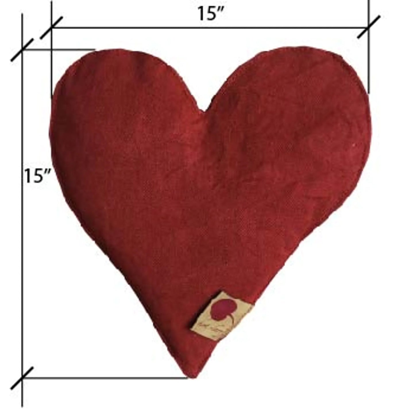 Heart-Shaped Hot Cherry Pillow in pie box