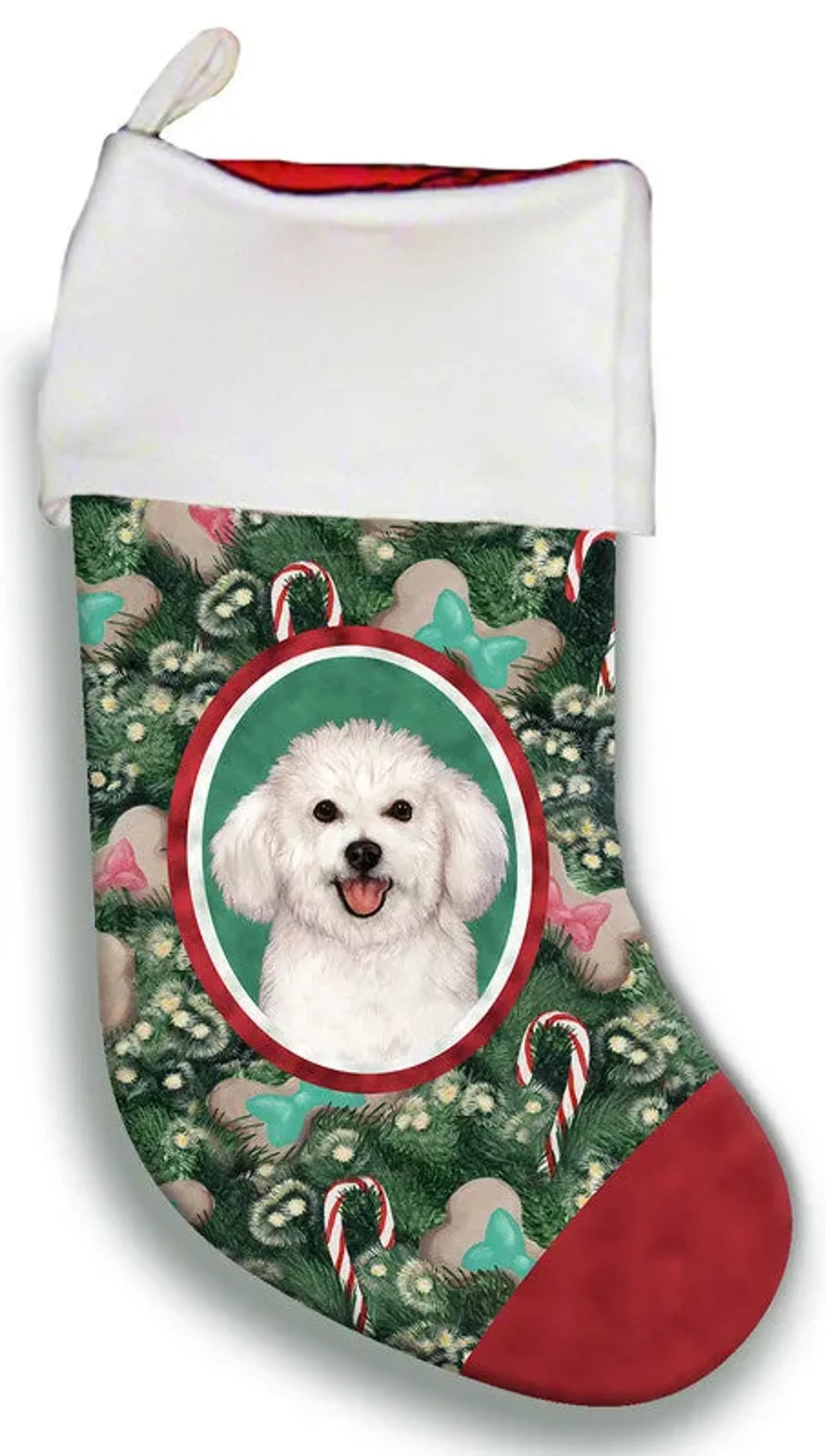 Bichon Frise - Best of Breed Christmas Stocking