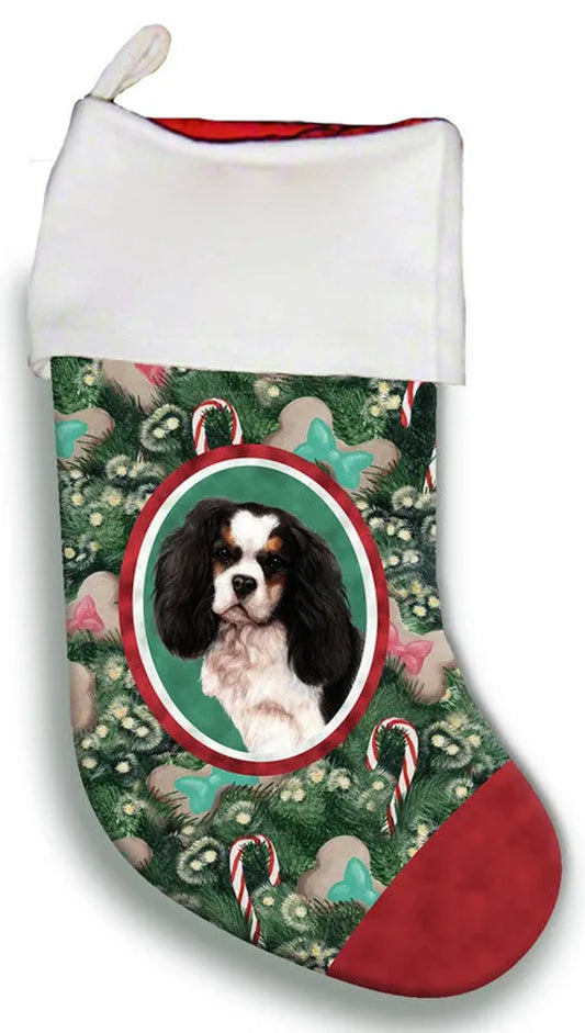 Cavalier King Charles Tri - Best of Breed Christmas Stocking
