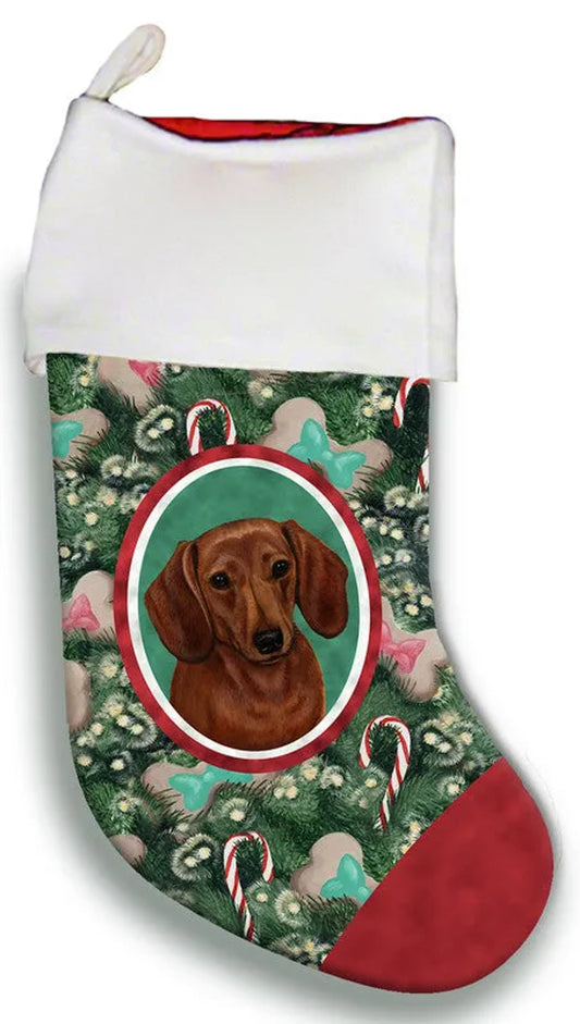 Dachshund Red - Best of Breed Christmas Stocking
