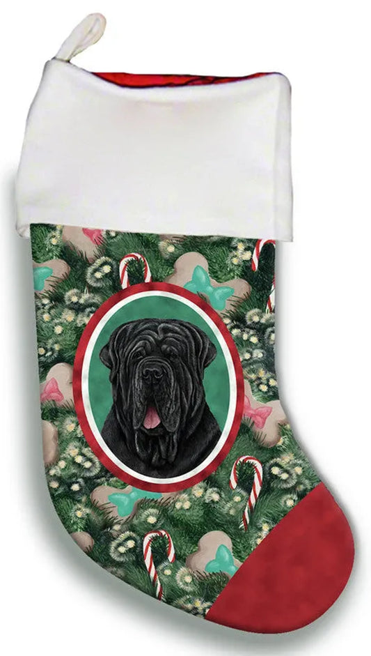Neopolitan Mastiff Uncropped - Best of Breed Christmas Stocking