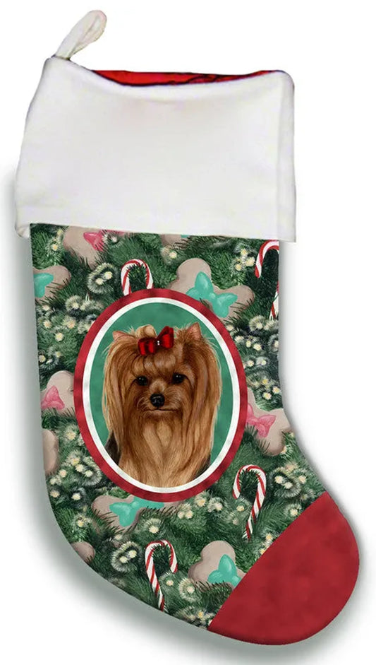 Yorkie Show Cut 2 - Best of Breed Christmas Stocking