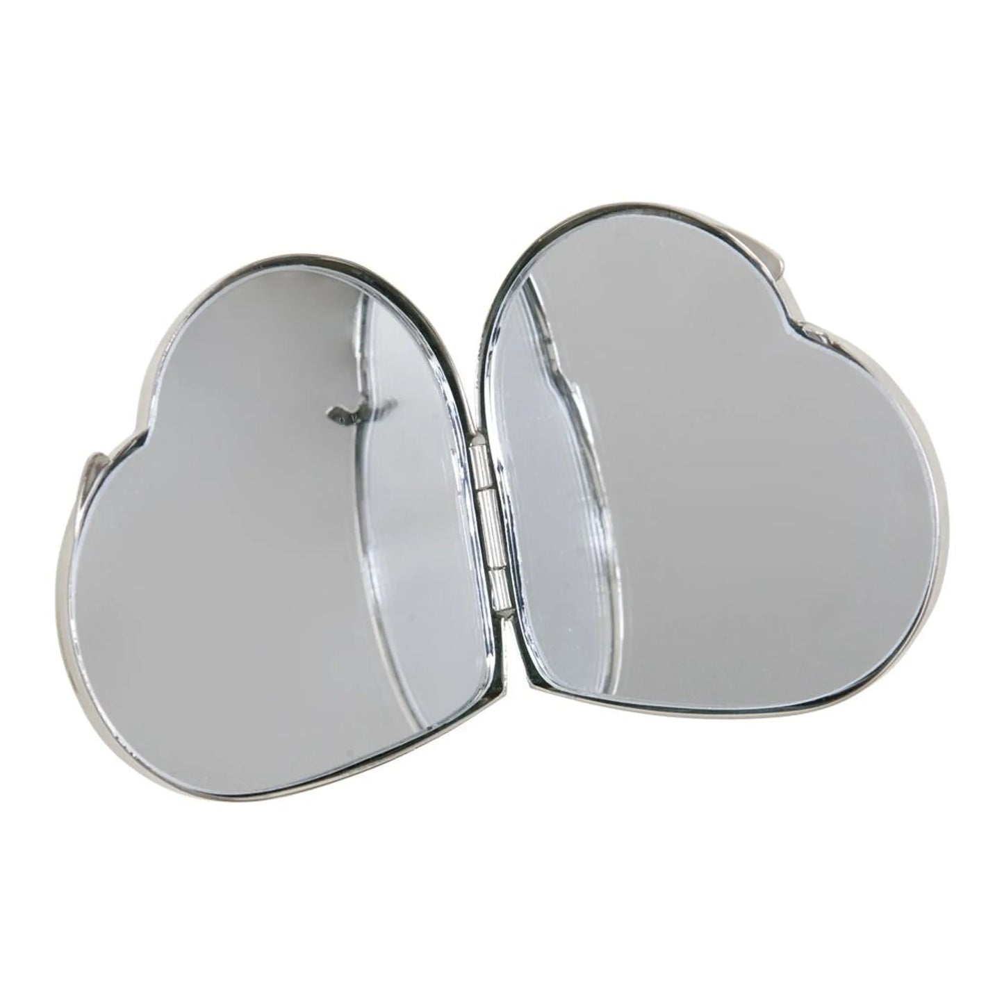 Heart Compact W/crystals, Np 2 3/8