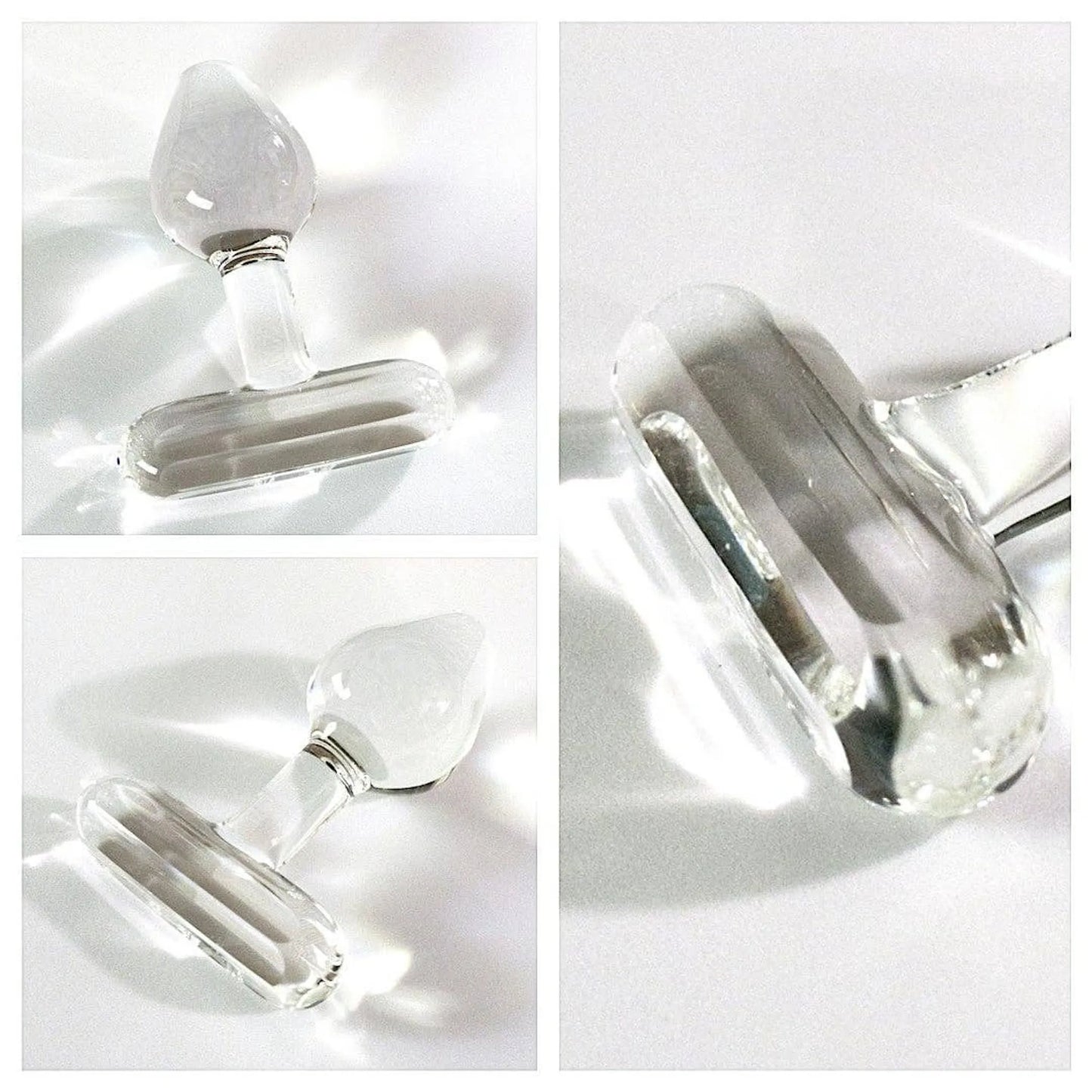 Crystal-T Small Bulb-Short Stem T-Handle Plug