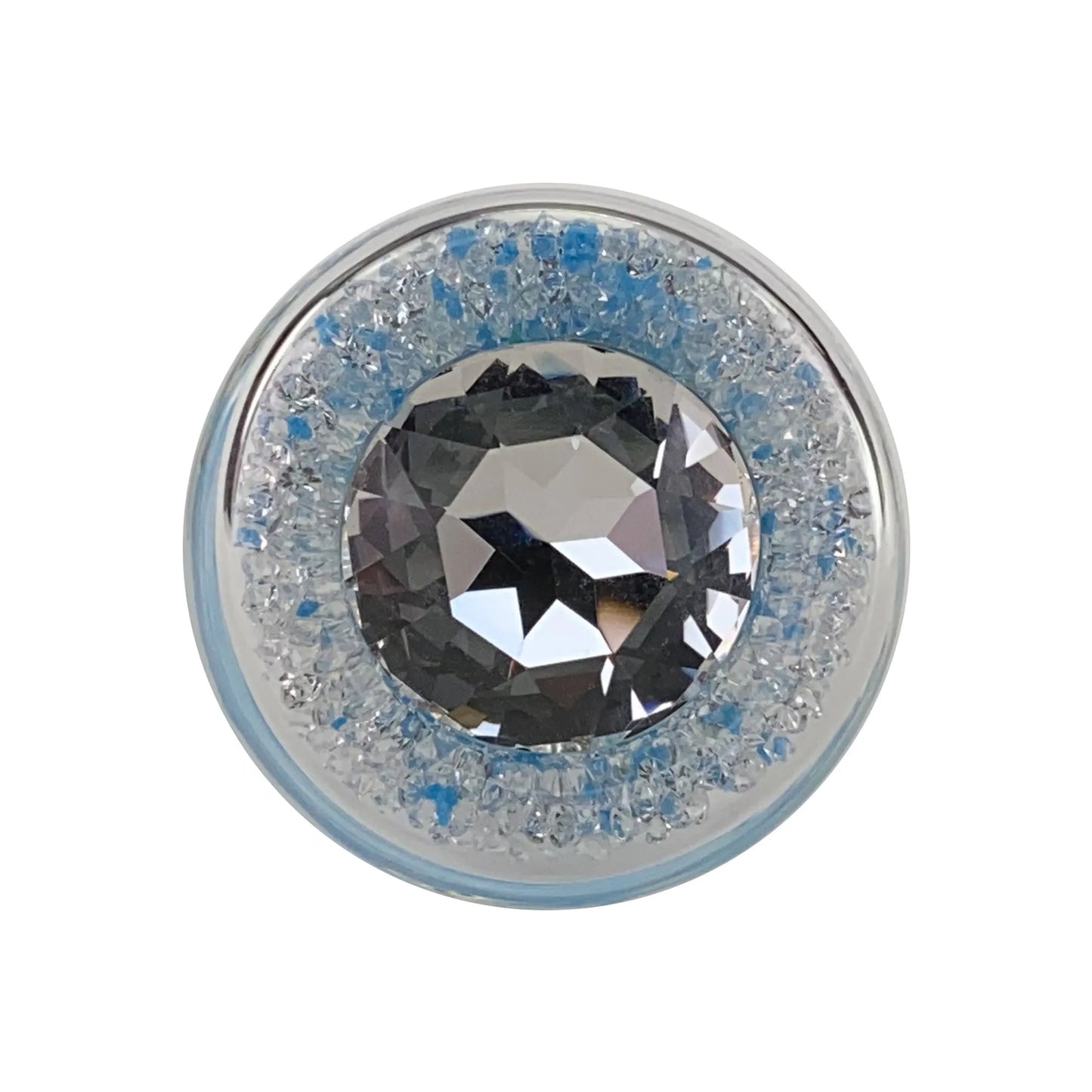 Sparkle Glow Plug with Crystal Base - 7 Colors