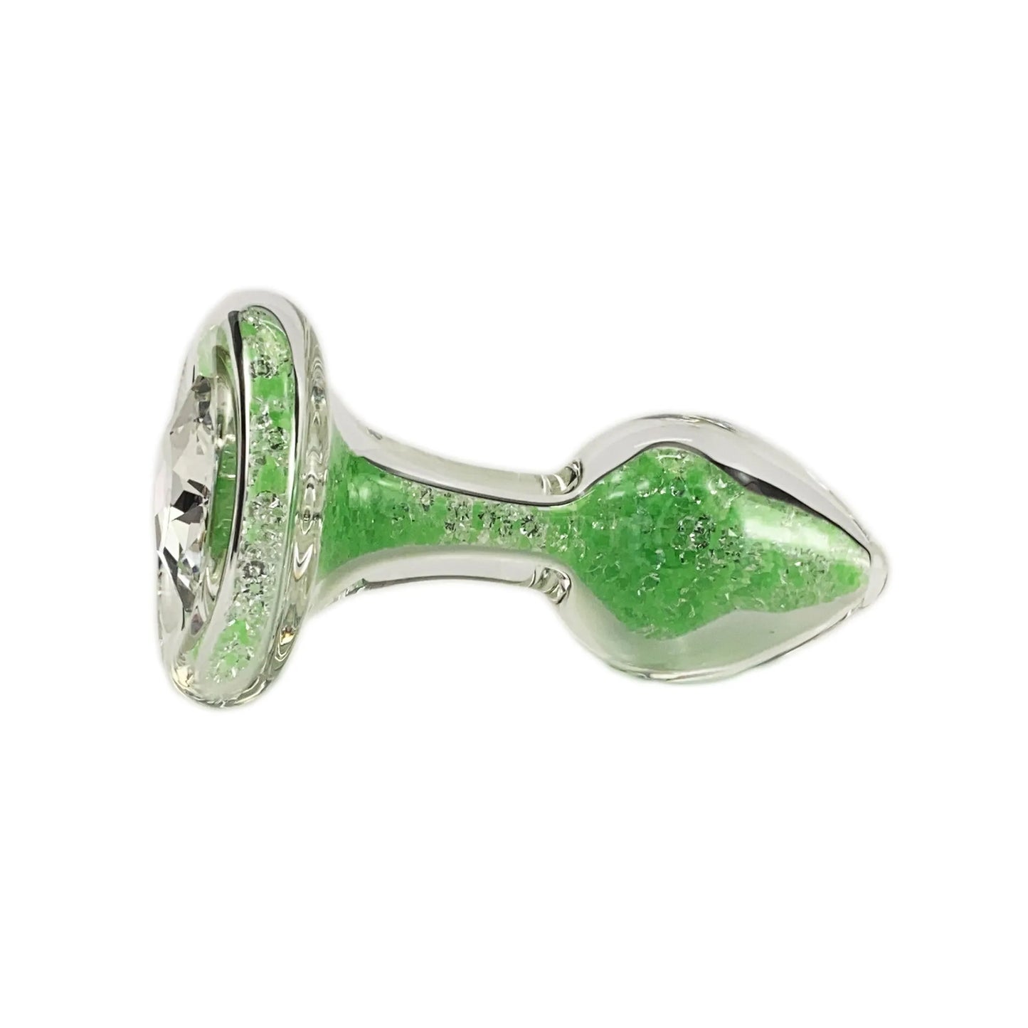 Sparkle Glow Plug with Crystal Base - 7 Colors