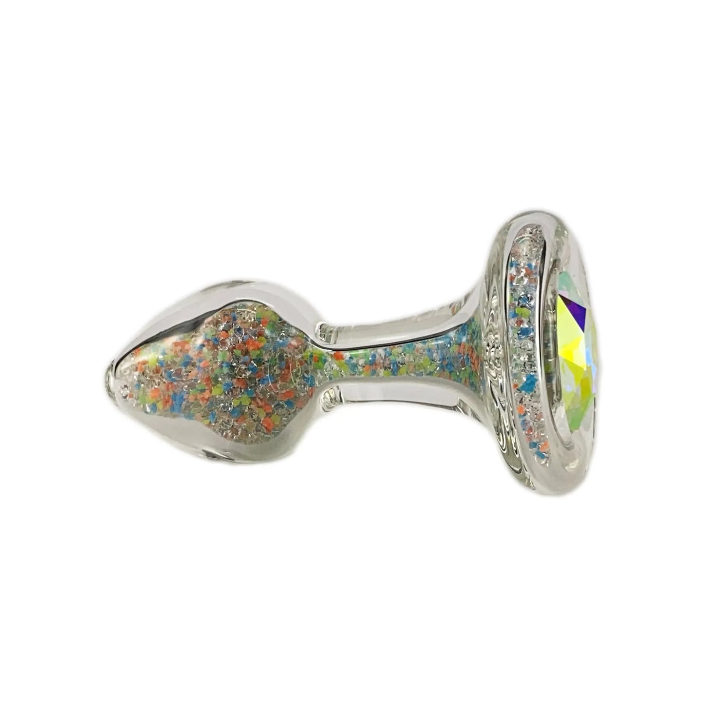 Sparkle Glow Plug with Crystal Base - 7 Colors