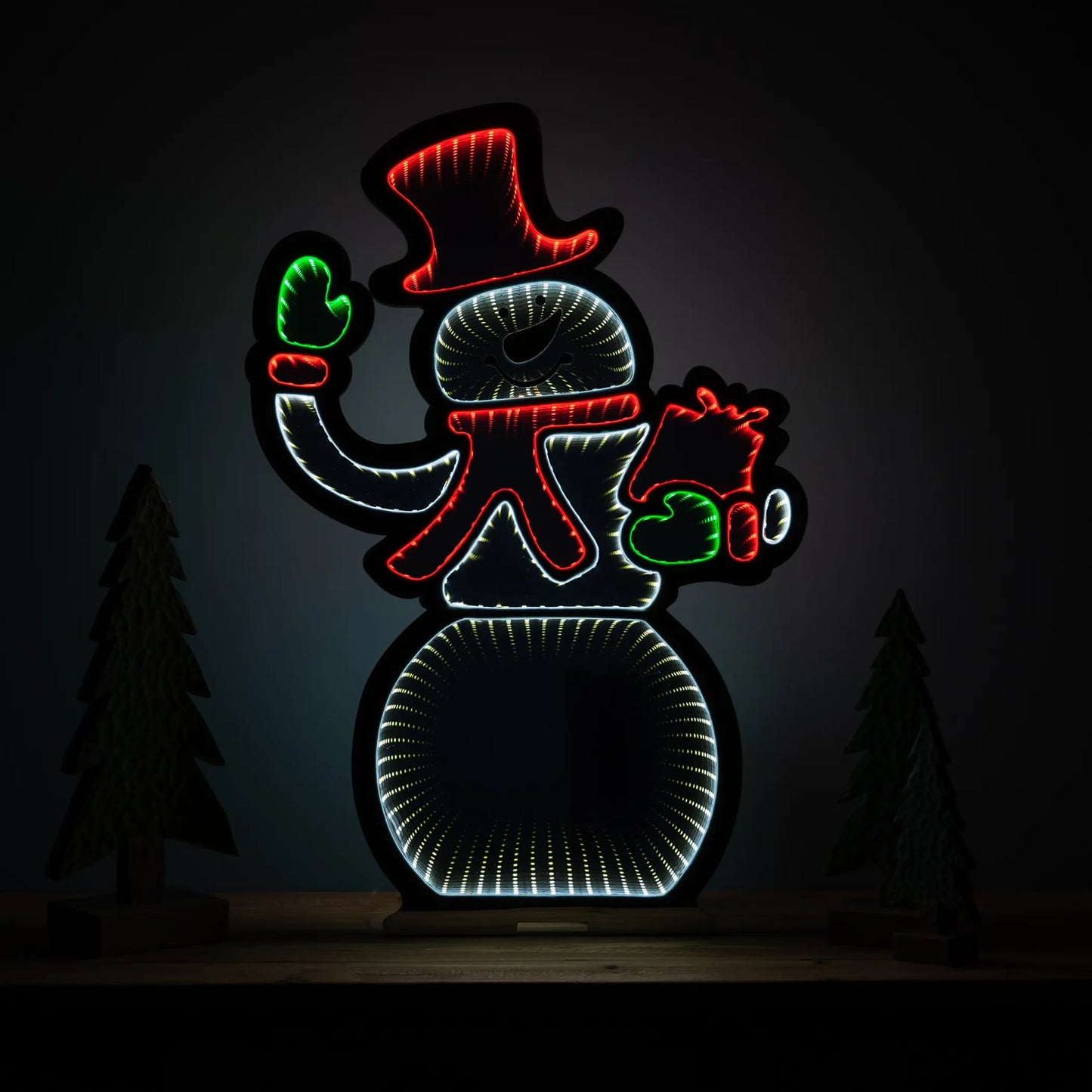 Snowman Infinity Light Display