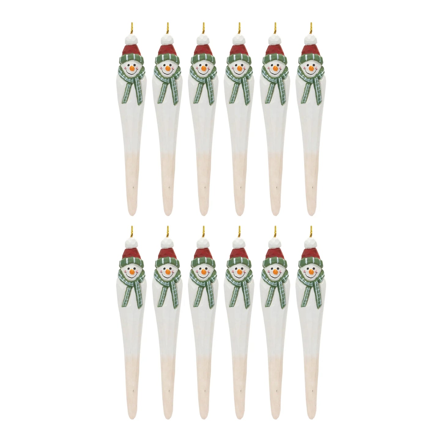 Snowman Drop Ornament