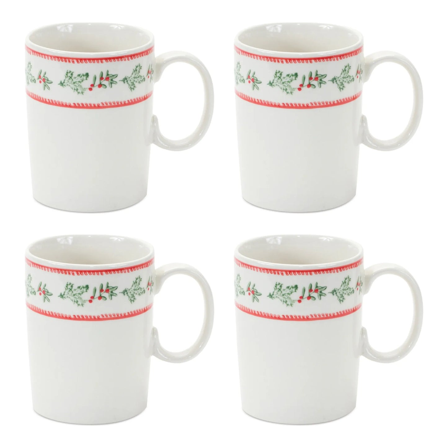 Stoneware Mistletoe Mug