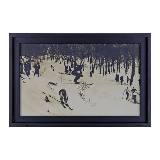 Vintage Ski Jump Wall Decor