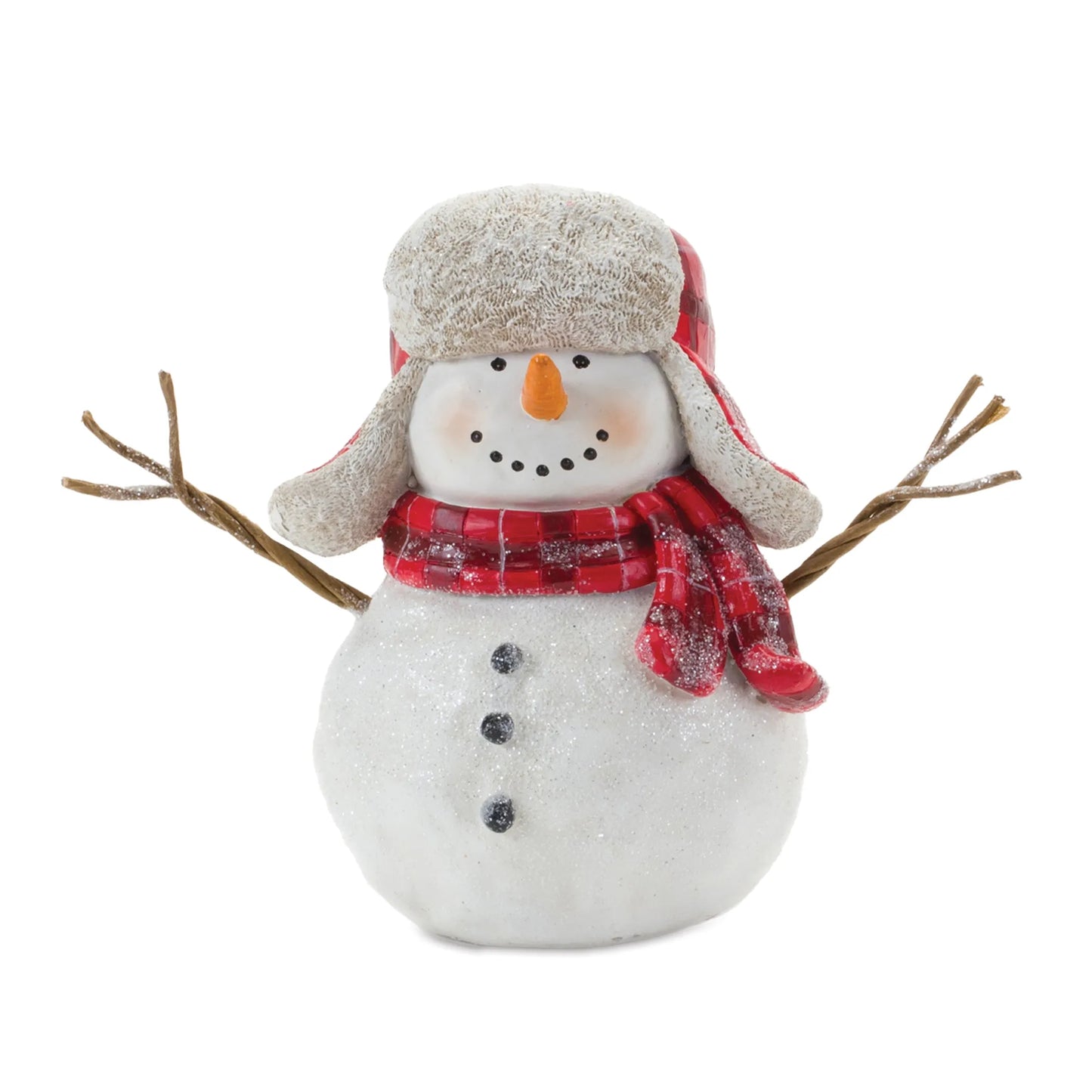 Snowman with Scarf Figurine