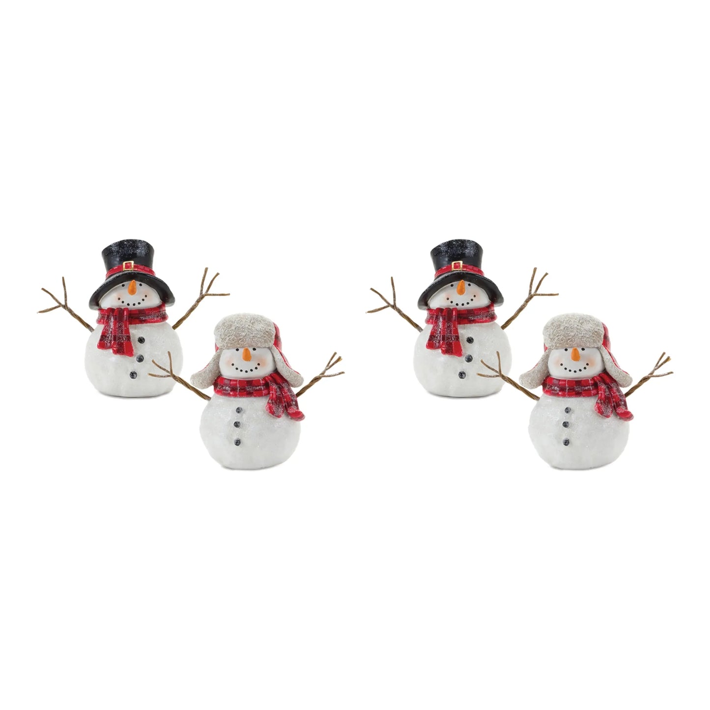 Snowman with Scarf Figurine