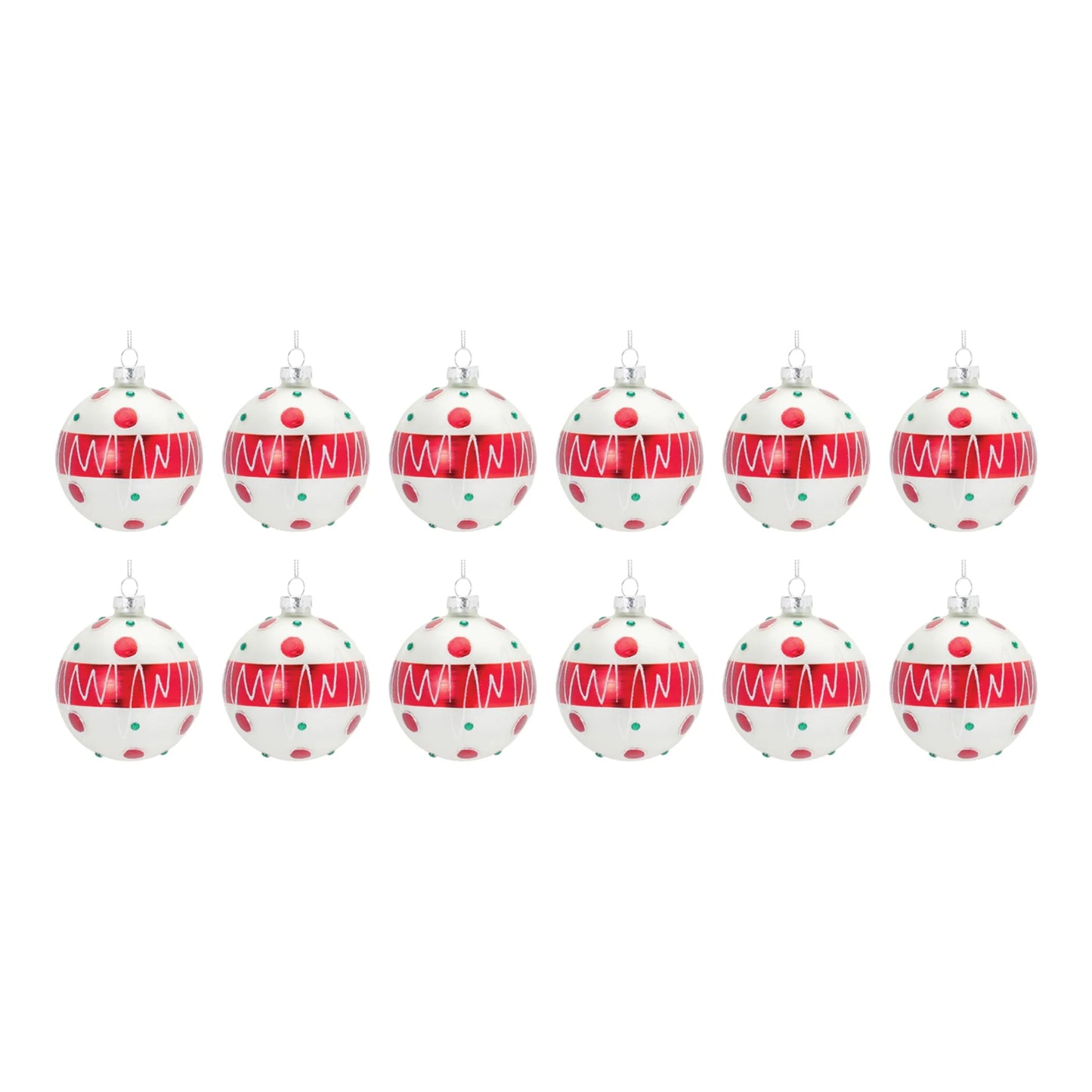 Whimsical Glass Ball Ornament
