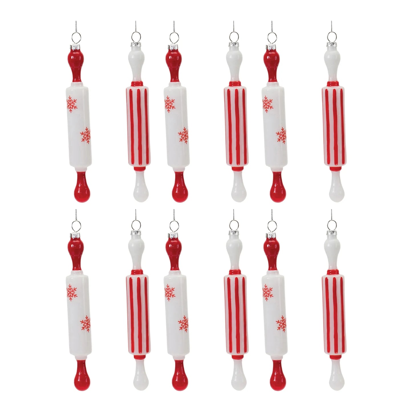 Glass Rolling Pin Ornament