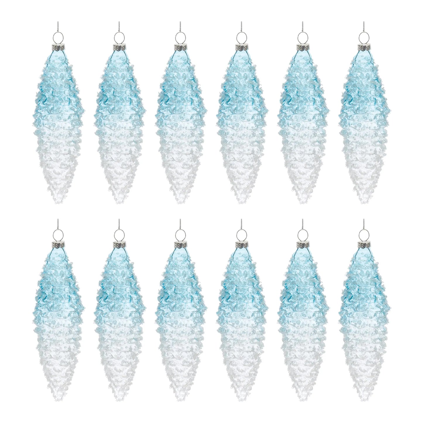 Ombre Glass Pinecone Ornament