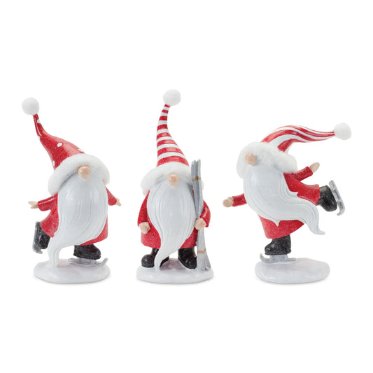 Winter Sport Gnome Figurines