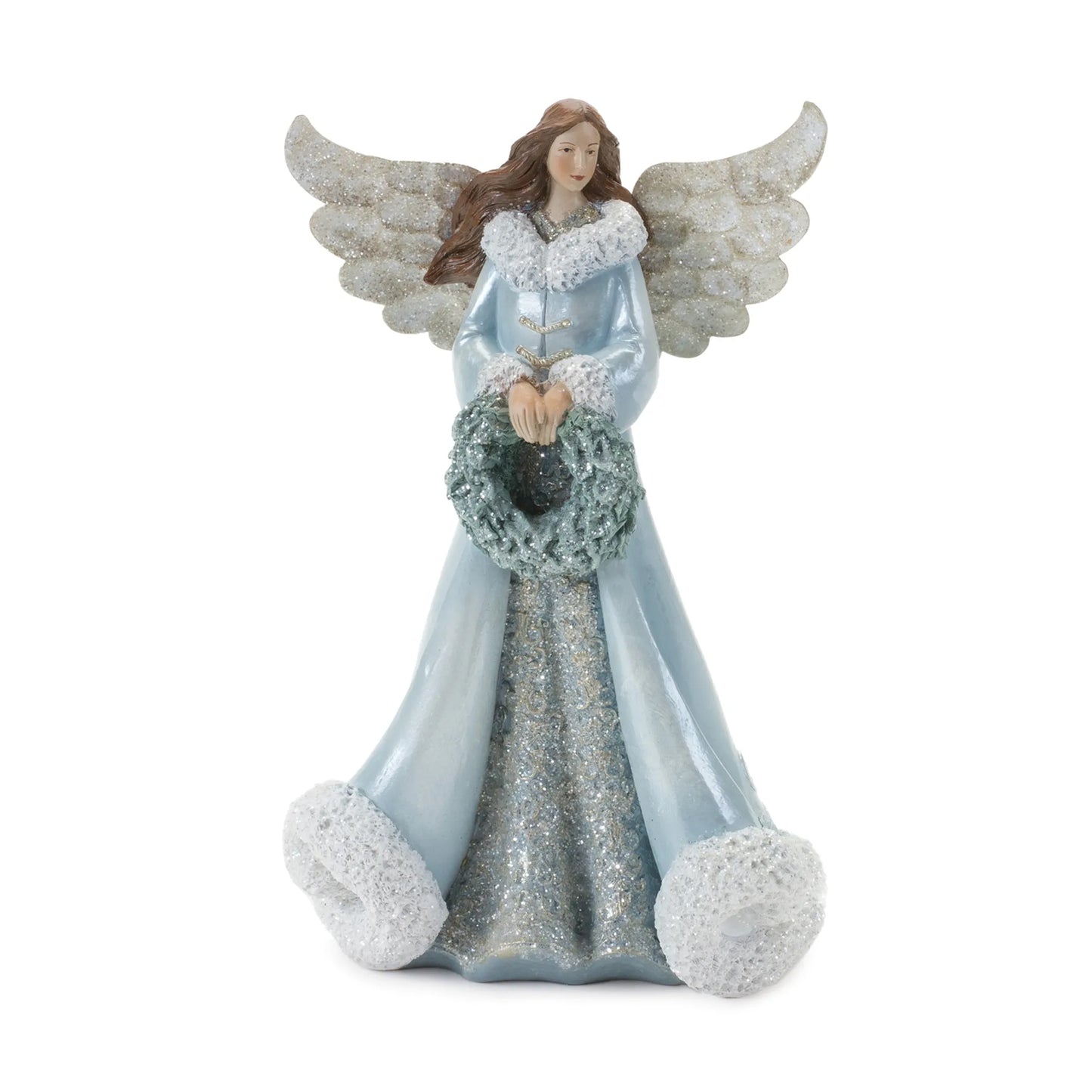 Elegant Winter Angel Figurine