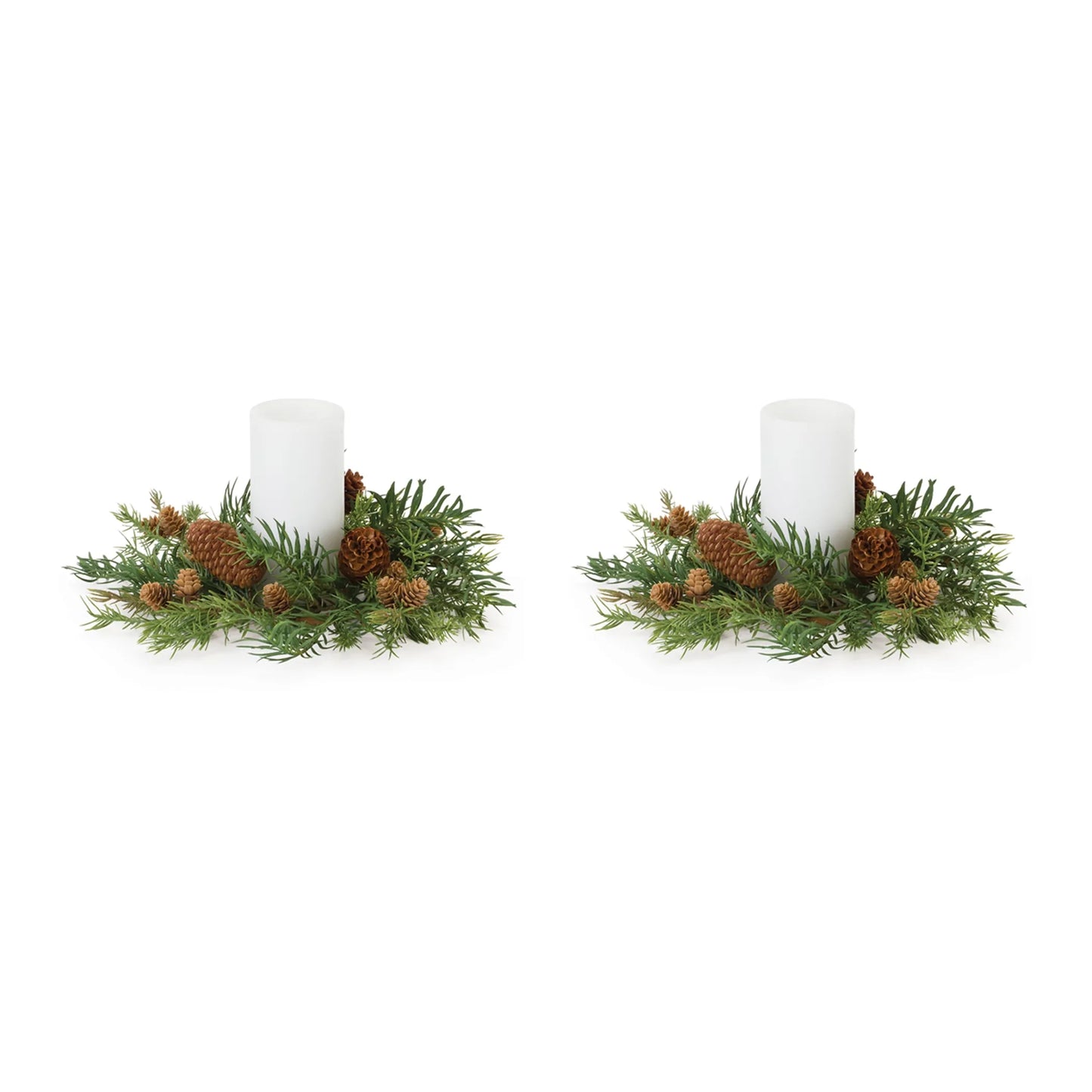 Pine Cone Candle Ring