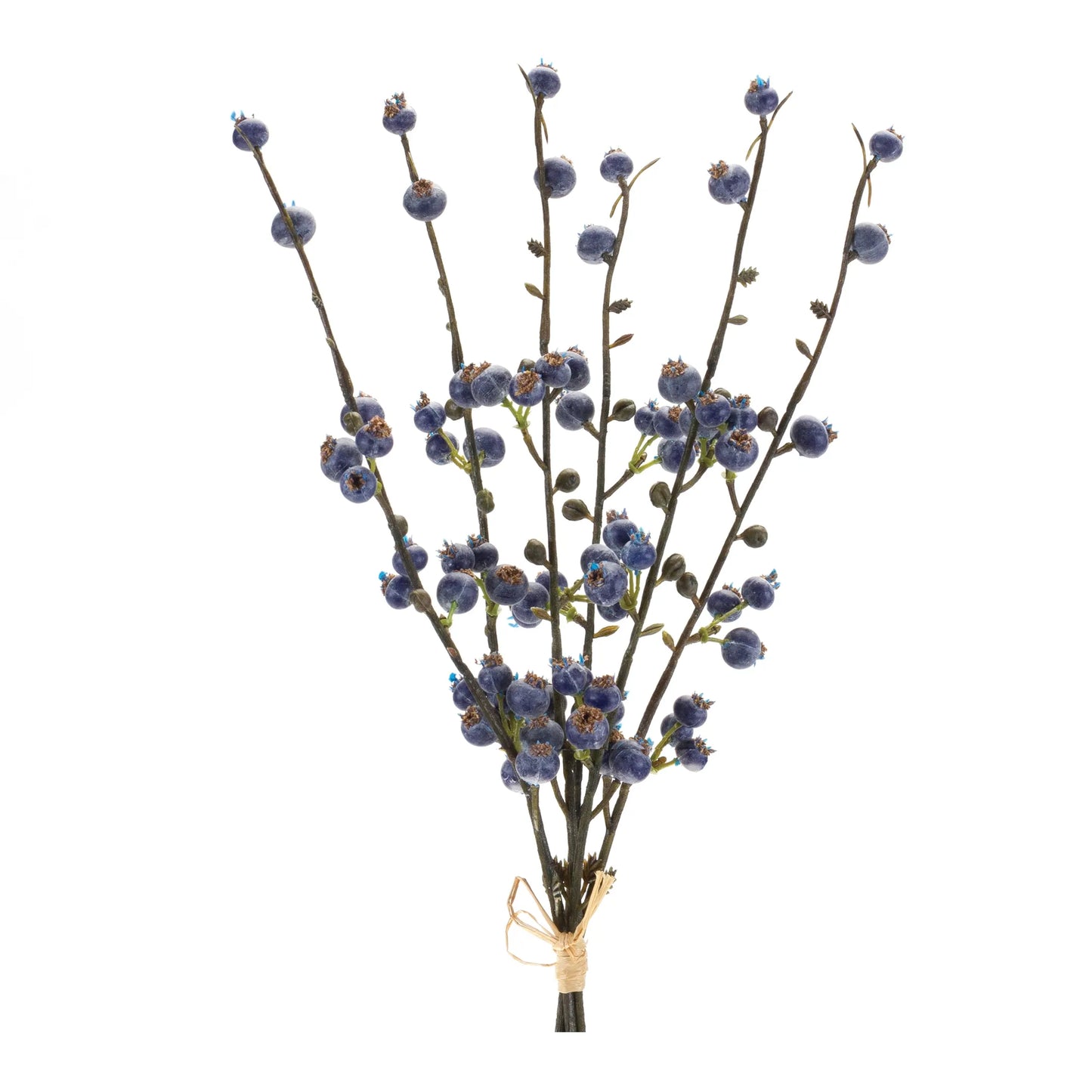 Winter Berry Twig Bundle  - Pack Of: Set of 6 | Materials: Plastic | Décor  style: Traditional