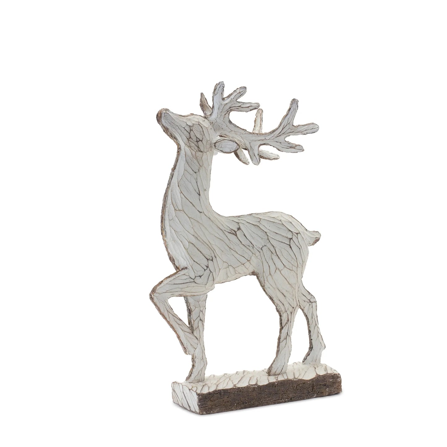 Carved Deer Decor