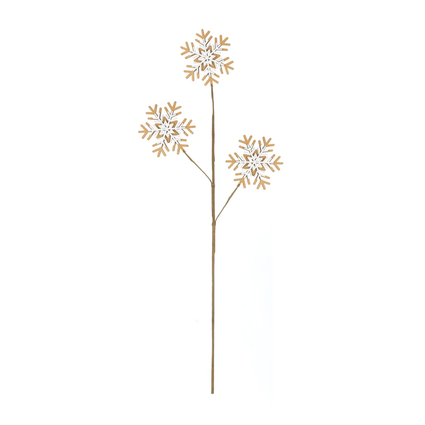 Wood Snowflake Spray