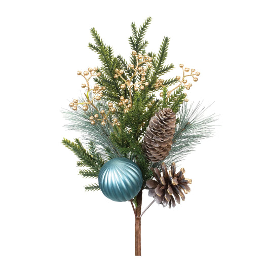 Pine Spray w/Ornament