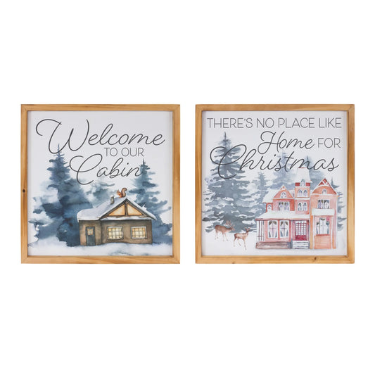 Welcome Home Holiday Wall Art