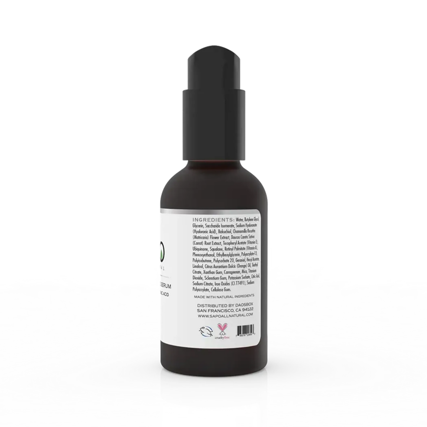 Wrinkle Serum with Hyaluronic Acid, Squalane, Vitamin C & Retinol