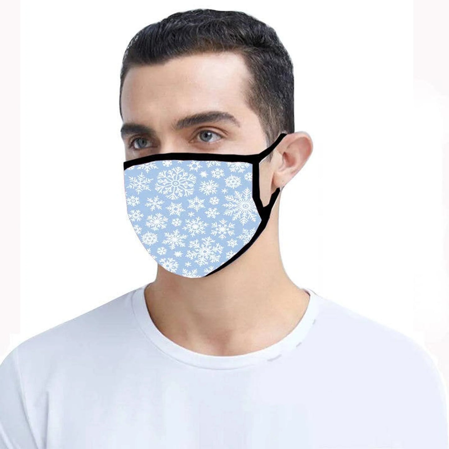 4-Pack Reusable Washable Holiday Face Masks + 8 Filters