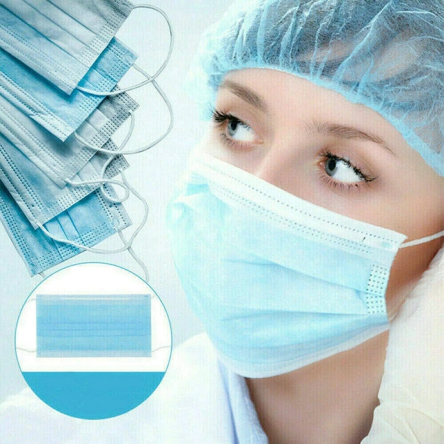 50-Pack Surgical 3-ply Mask