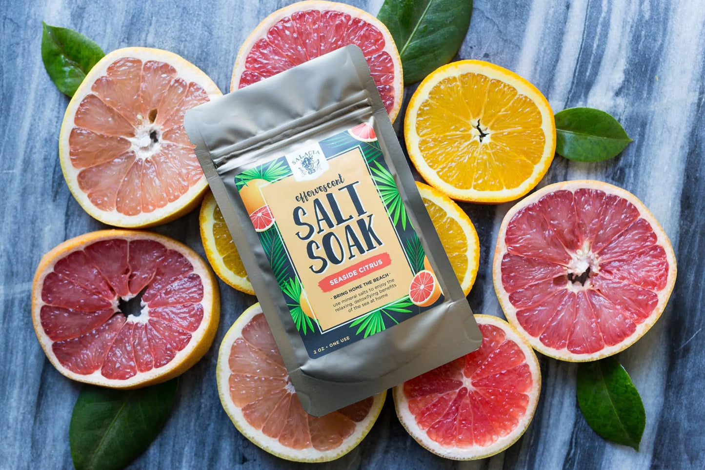 Seaside Citrus Effervescent Salt Soak