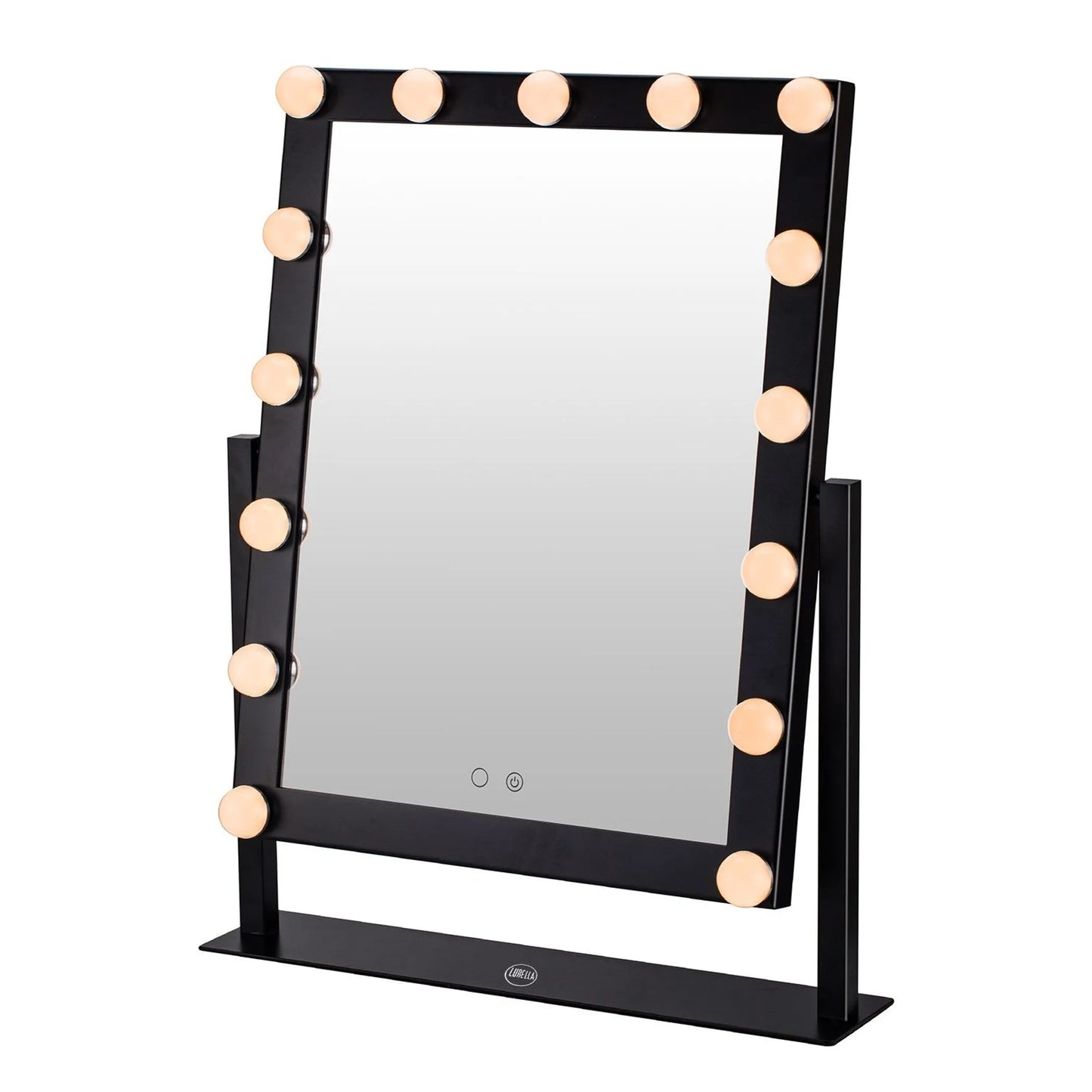 15 Bulb Vanity Mirror - Black