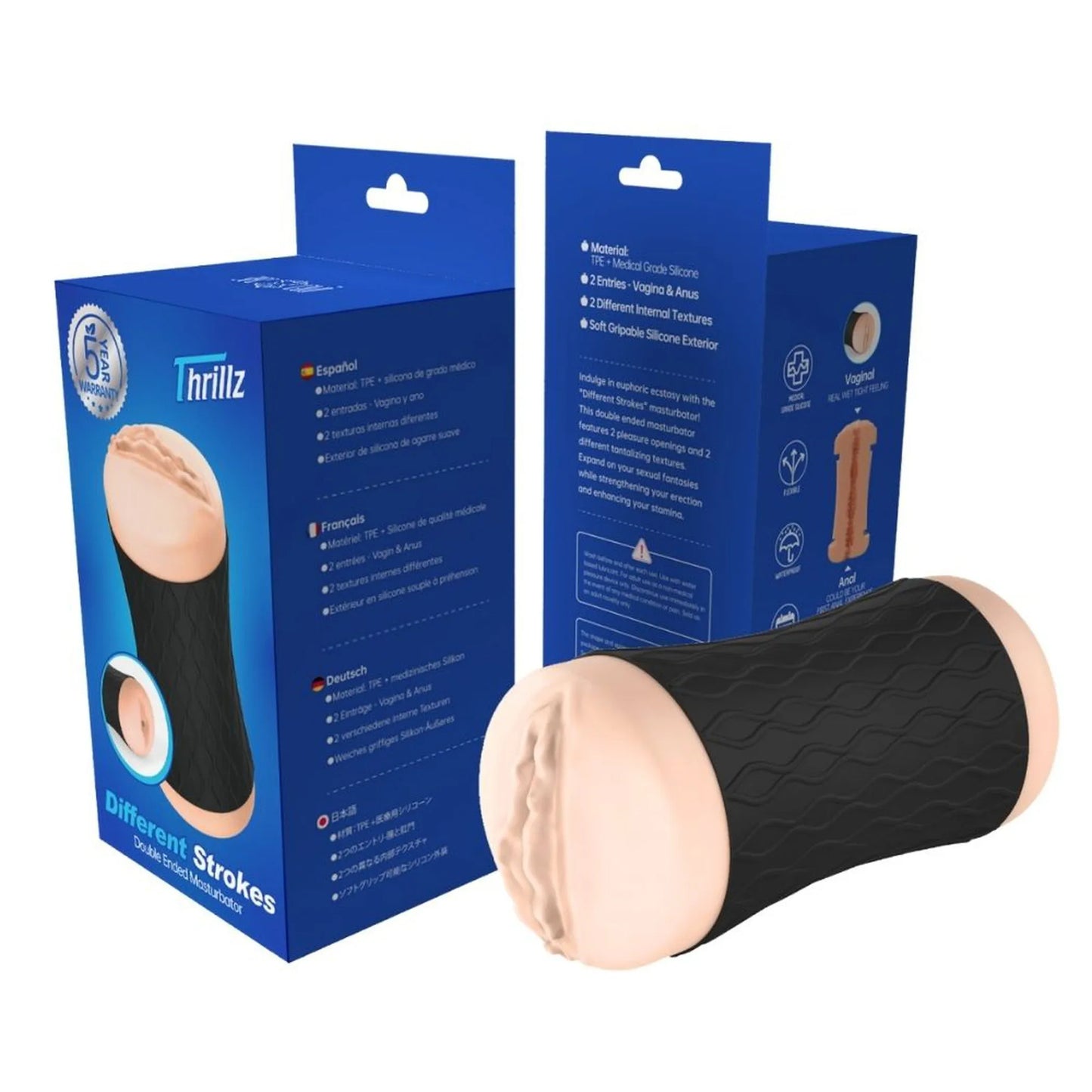 Different Strokes Double Ended Masturbator