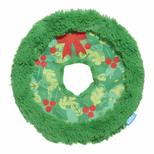 BARK Wreath Toss Fetch Dog Toy