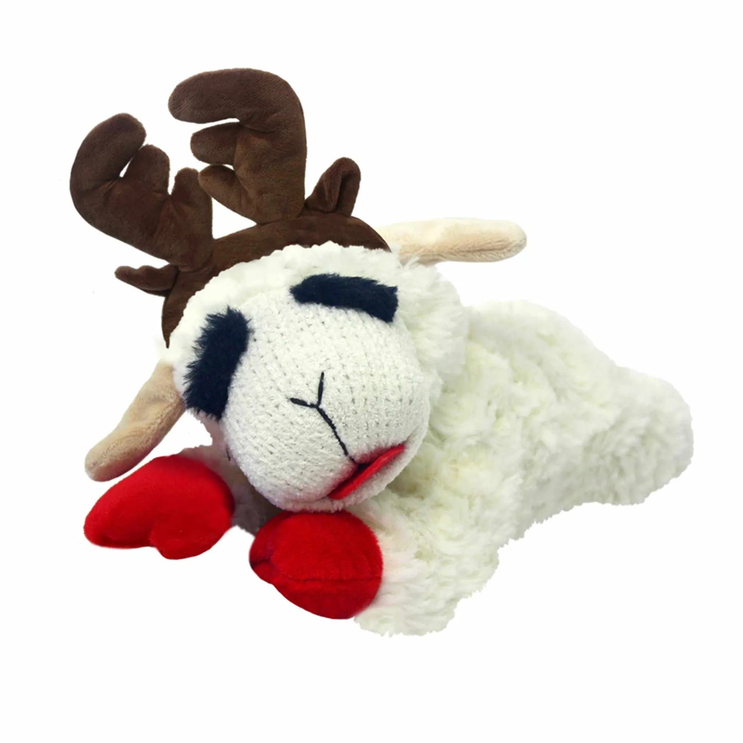 Multipet Holiday Lamb Chop w/Antlers