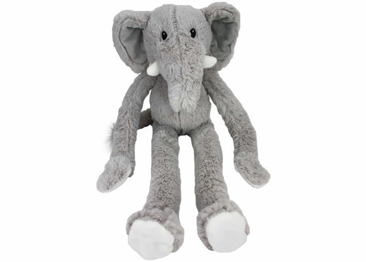 Multipet Swingin' Safari Elephant Plush Dog Toy 19"