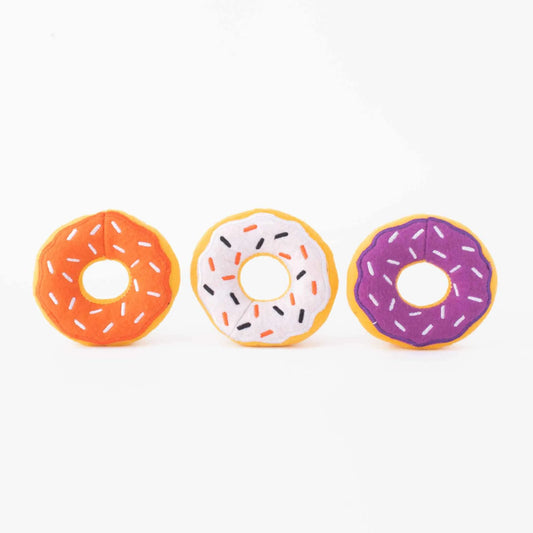 ZippyPaws Miniz  Halloween Donutz (3pack)