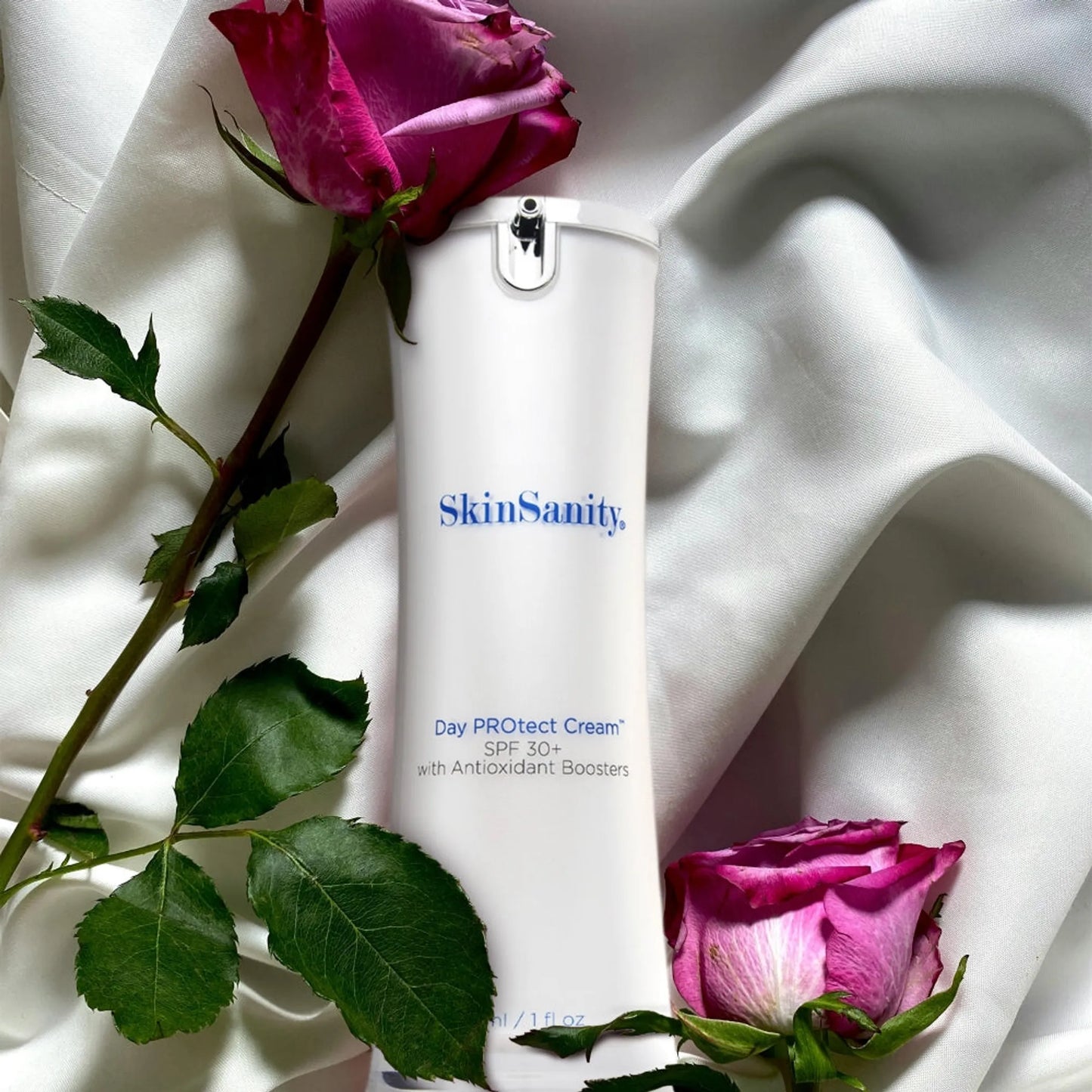 SkinSanity Day PROtect Cream - Antioxidant Moisturizer with SPF 30 1 oz